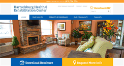 Desktop Screenshot of harrodsburghealthandrehab.com