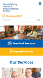 Mobile Screenshot of harrodsburghealthandrehab.com